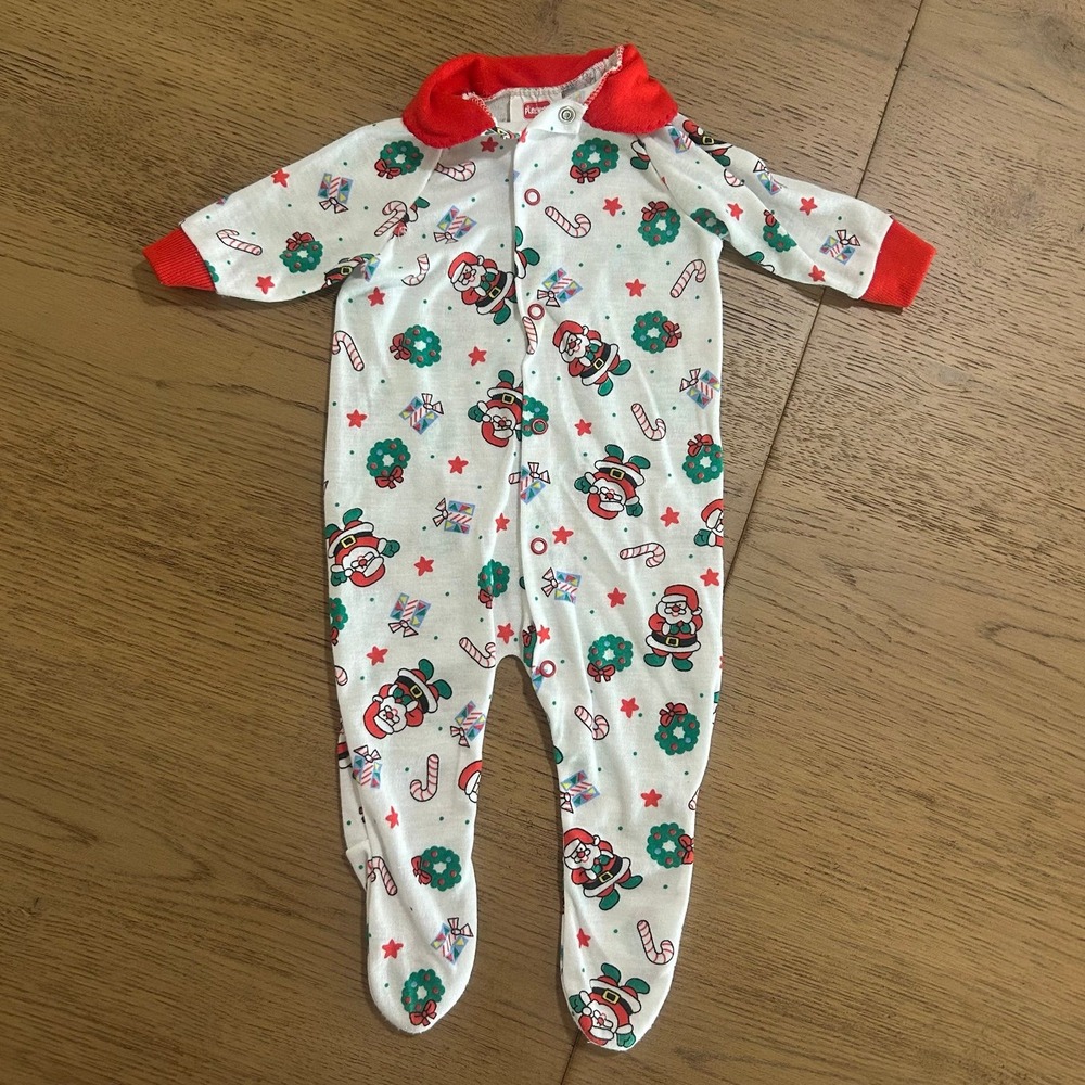 Vintage Playskool Baby Christmas Outfit 3-6 Months
